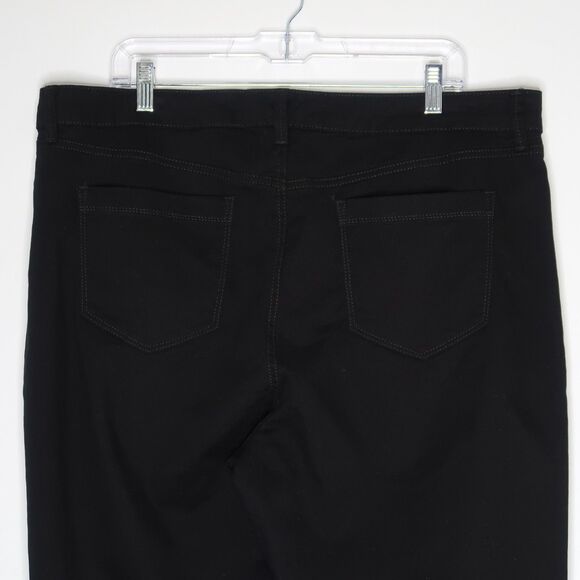 Bandolino Jeans Womens Plus Size 18 Amy Black Straight Casual - Picture 10 of 10